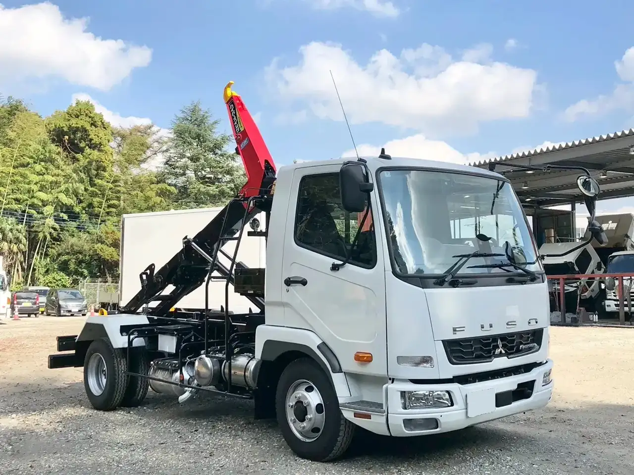 三菱 ファイター 中型/増トン アームロール ツインホイスト 2KG-FK72Fの中古トラック画像2