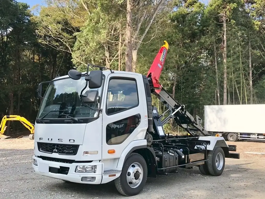 三菱 ファイター 中型/増トン アームロール ツインホイスト 2KG-FK72F の中古トラック【車両No.201165】