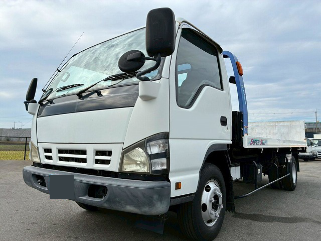 いすゞ エルフ 小型 車両重機運搬 セーフティーローダー