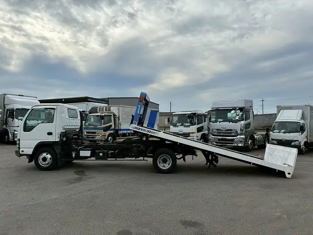 いすゞ エルフ 小型 車両重機運搬 ラジコン ウインチの中古トラック画像7