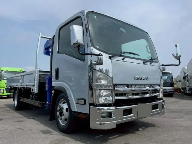 いすゞ エルフ 小型 クレーン付 4段 ラジコンの中古トラック画像2