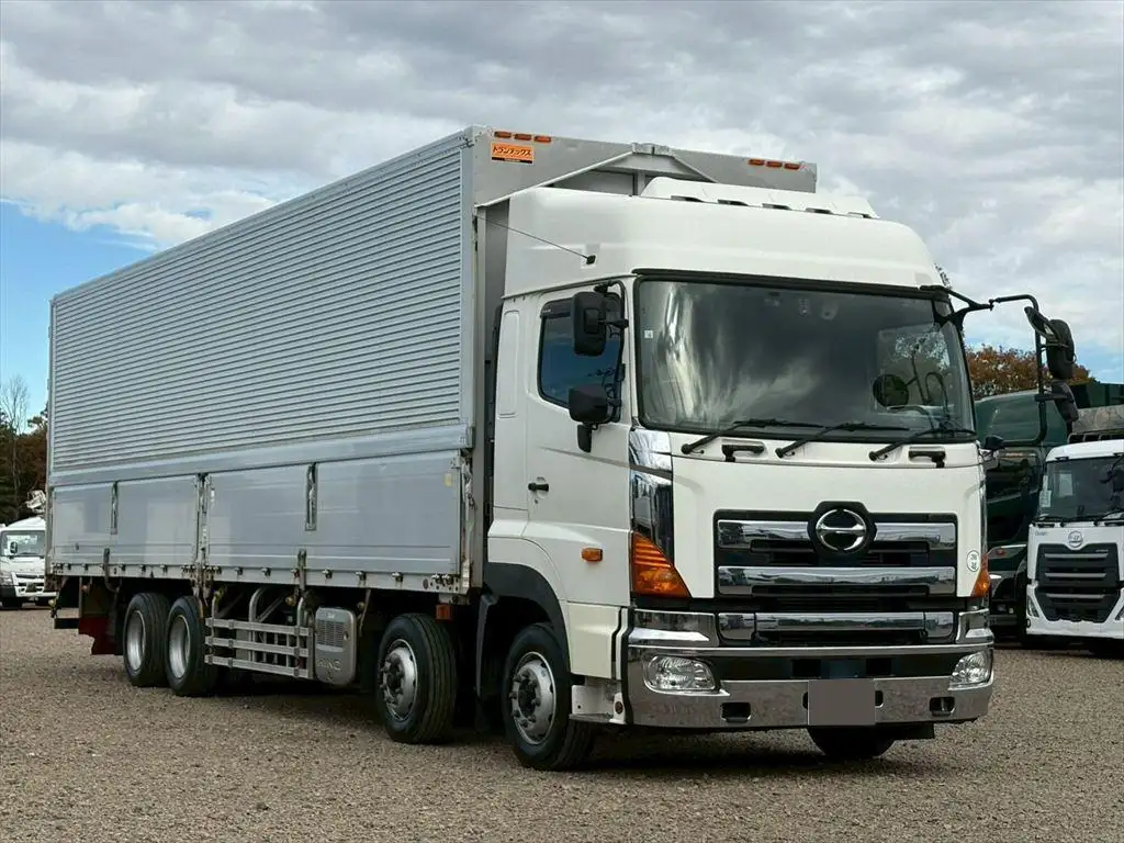 日野 プロフィア 大型 ウイング パワーゲート ハイルーフの中古トラック画像2