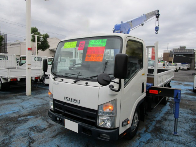 いすゞ エルフ 小型 クレーン付 標準ロング