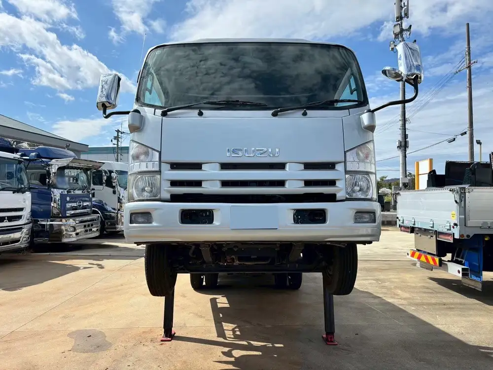 いすゞ エルフ 小型 車両重機運搬 4段クレーン ラジコンの中古トラック画像2