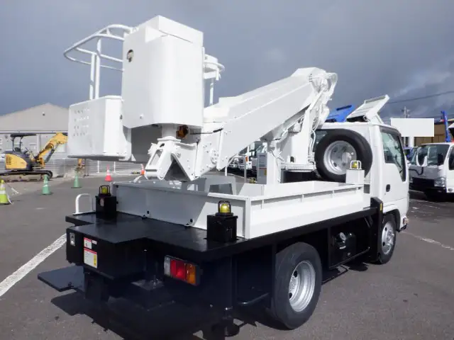 いすゞ エルフ 小型 高所・建柱車 高所作業車 BKG-NKR85Nの中古トラック画像2