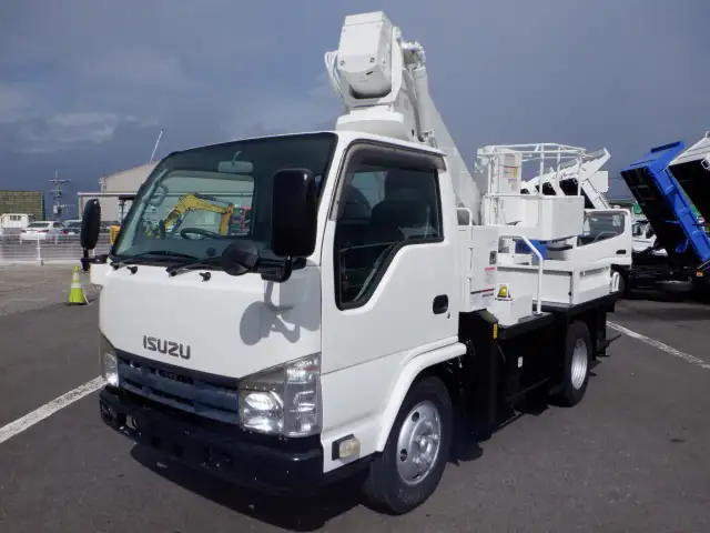 いすゞ エルフ 小型 高所・建柱車 高所作業車 BKG-NKR85N の中古トラック【車両No.201308】