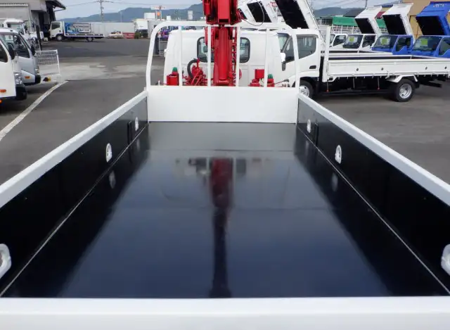 いすゞ エルフ 小型 クレーン付 床鉄板 3段の中古トラック画像6