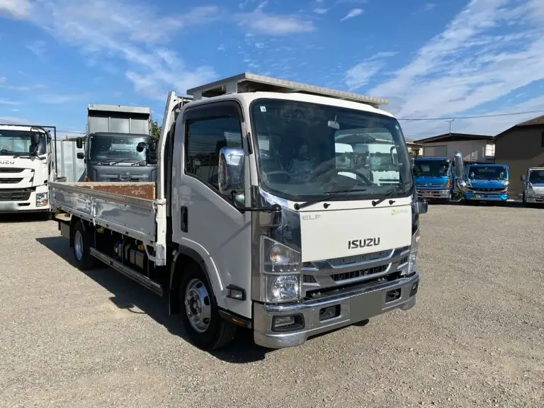 いすゞ エルフ 小型 平ボディ 床鉄板 2RG-NPR88YNの中古トラック画像3
