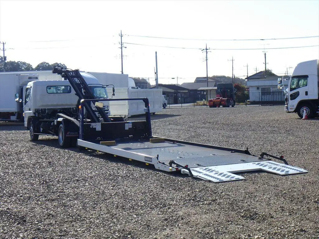 三菱 キャンター 小型 車両重機運搬 ラジコン ウインチの中古トラック画像5