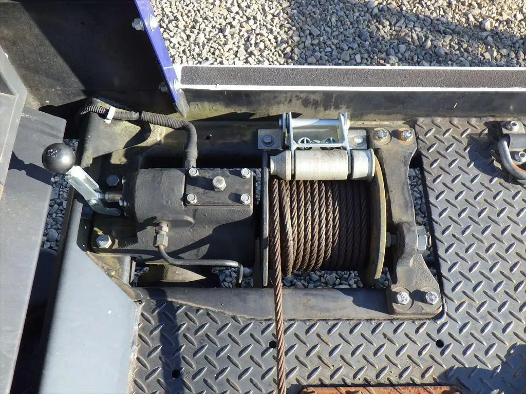 三菱 キャンター 小型 車両重機運搬 ラジコン ウインチの中古トラック画像8