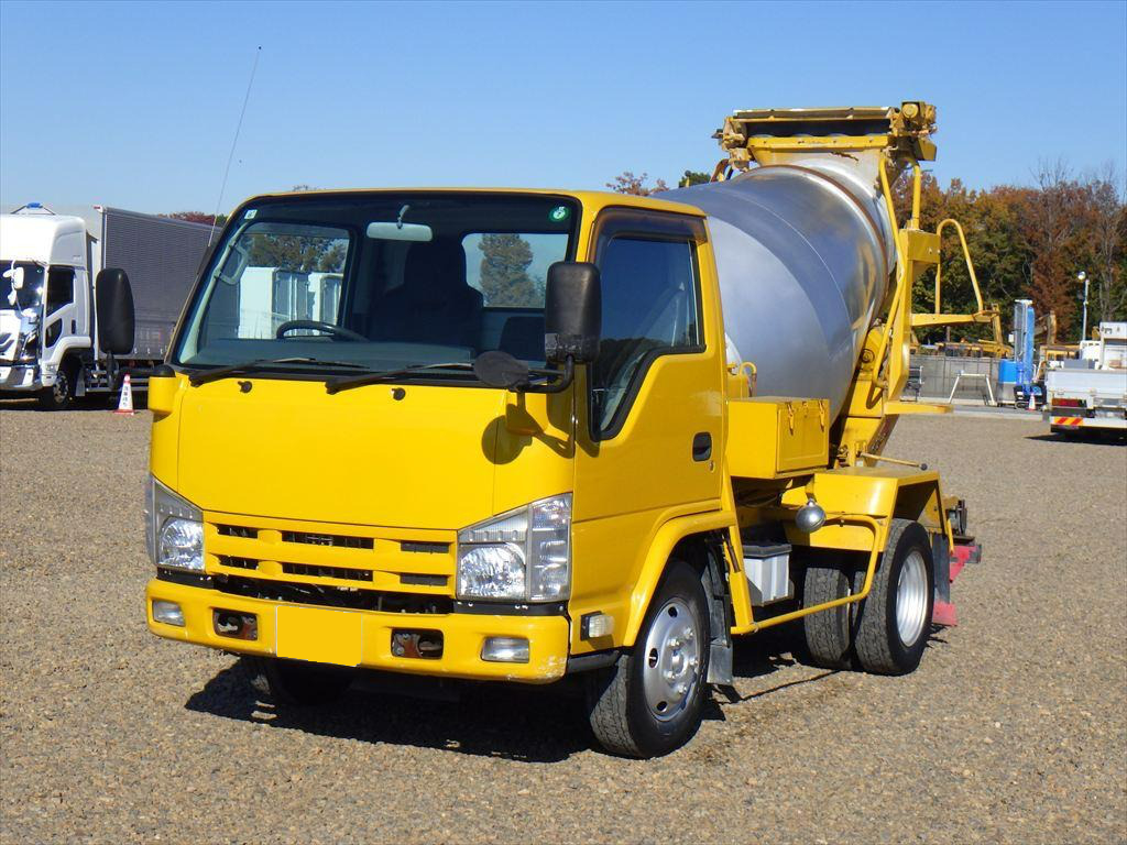 いすゞ エルフ 小型 ミキサー・ポンプ ミキサー車