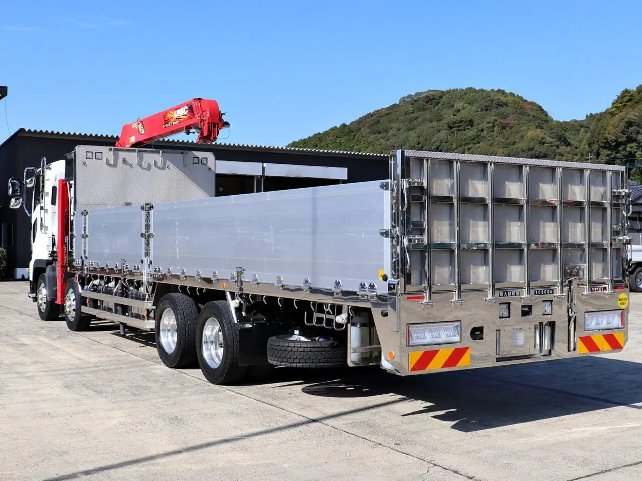 いすゞ ギガ 大型 車両重機運搬 4段クレーン ラジコンの中古トラック画像5