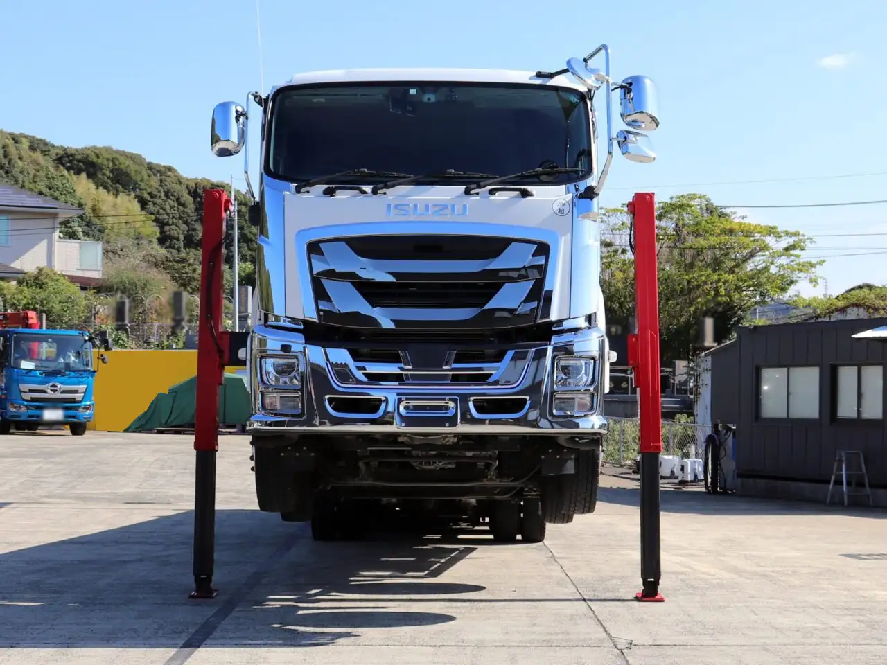 いすゞ ギガ 大型 車両重機運搬 4段クレーン ラジコンの中古トラック画像2