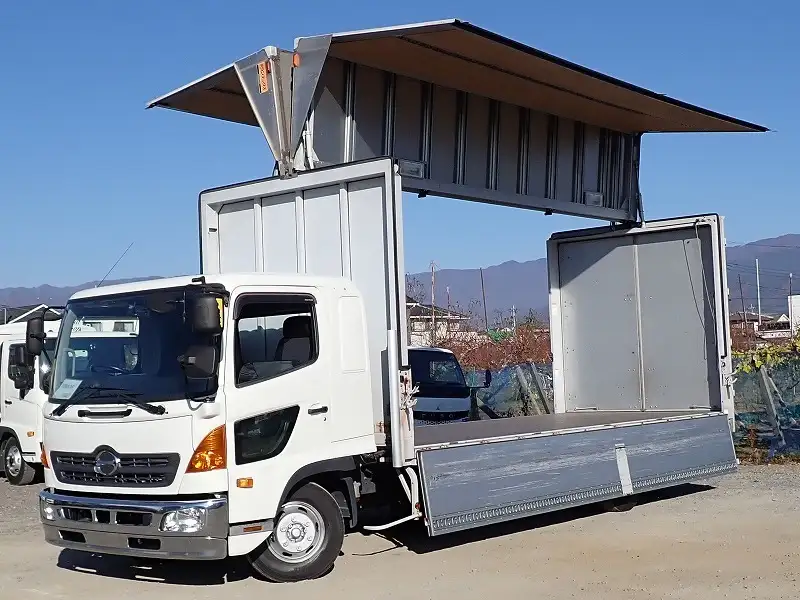 日野 レンジャー 中型/増トン ウイング パワーゲート エアサス の中古トラック【車両No.201472】