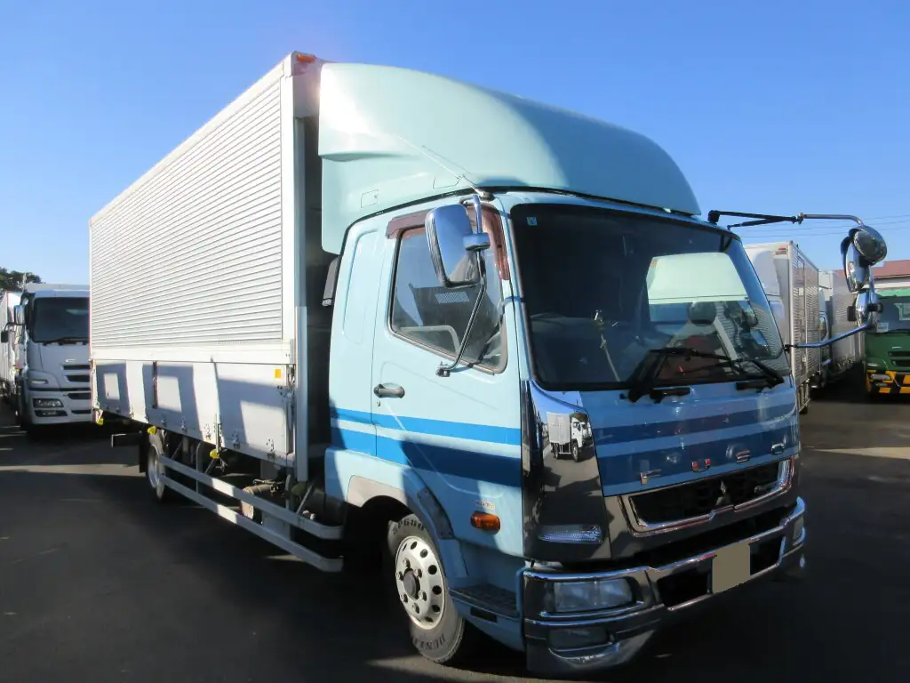 三菱 ファイター 中型/増トン ウイング エアサス ベッドの中古トラック画像2