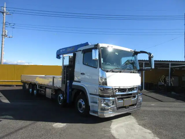 三菱 スーパーグレート 大型 クレーン付 アルミブロック 4段の中古トラック画像2