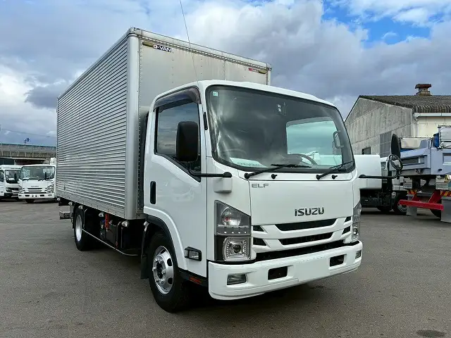いすゞ エルフ 小型 アルミバン パワーゲート サイドドアの中古トラック画像2