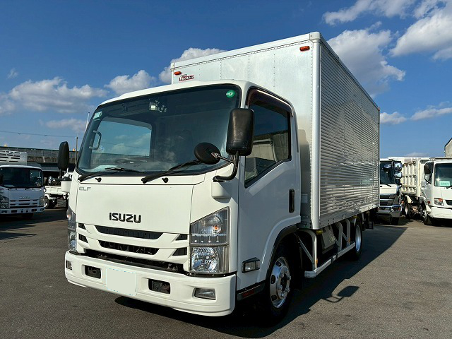 いすゞ エルフ 小型 アルミバン ワイドロング