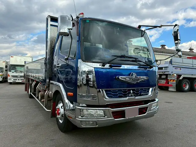 三菱 ファイター 中型/増トン 平ボディ アルミブロック ベッドの中古トラック画像2