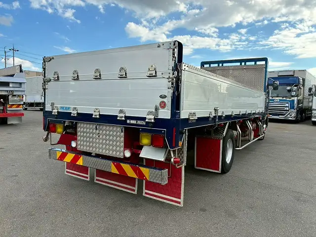 三菱 ファイター 中型/増トン 平ボディ アルミブロック ベッドの中古トラック画像3