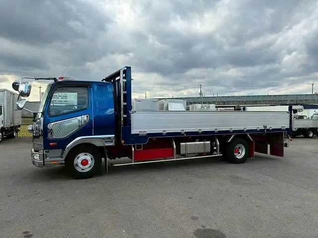 三菱 ファイター 中型/増トン 平ボディ アルミブロック ベッドの中古トラック画像5