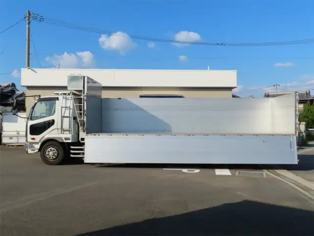 三菱 ファイター 中型/増トン 平ボディ 床鉄板 アルミブロックの中古トラック画像6