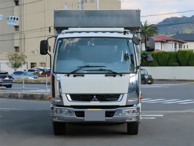 三菱 ファイター 中型/増トン 平ボディ 床鉄板 アルミブロックの中古トラック画像2