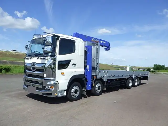 日野 プロフィア 大型 車両重機運搬 4段クレーン ラジコン の中古トラック【車両No.201504】