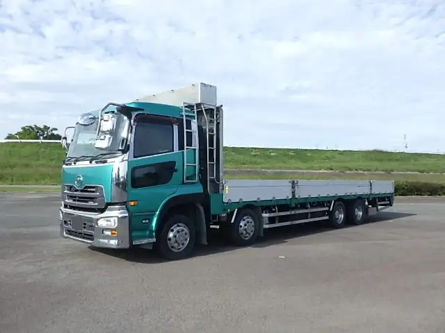 日産UD クオン 大型 平ボディ 床鉄板 アルミブロック の中古トラック【車両No.201505】