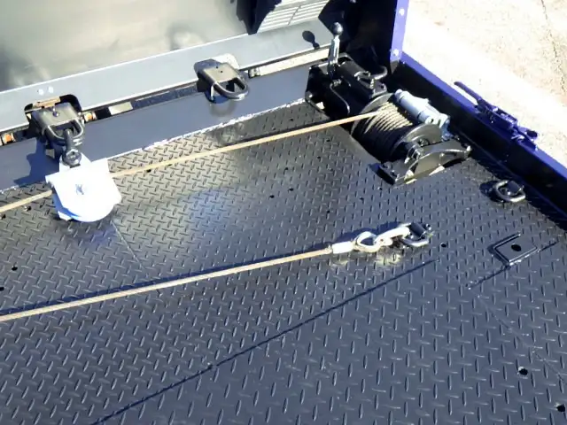 三菱 キャンター 小型 車両重機運搬 ラジコン ウインチの中古トラック画像6