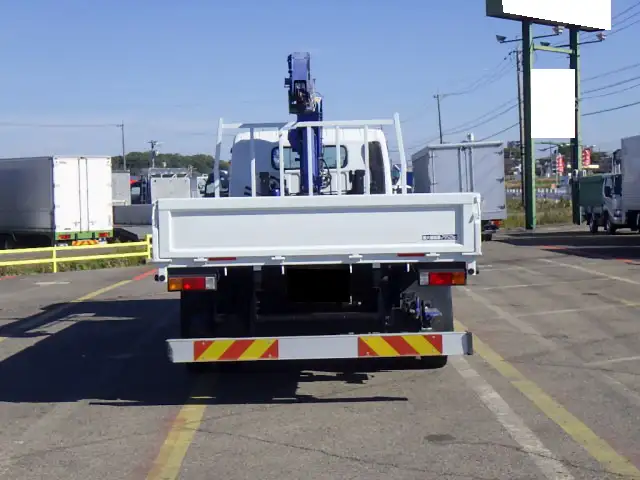 三菱 キャンター 小型 クレーン付 床鉄板 3段の中古トラック画像3