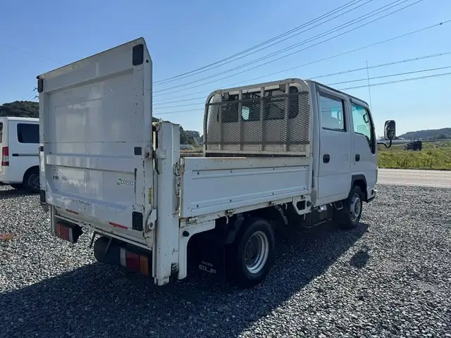 いすゞ エルフ 小型 平ボディ Wキャブ パワーゲートの中古トラック画像3