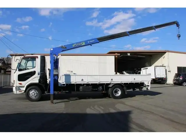 三菱 ファイター 中型/増トン 車両重機運搬 4段クレーン ラジコンの中古トラック画像4