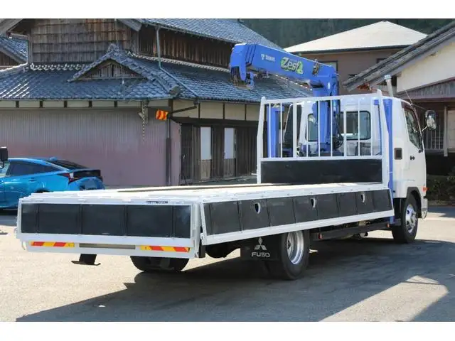 三菱 ファイター 中型/増トン 車両重機運搬 4段クレーン ラジコンの中古トラック画像8