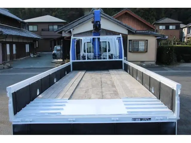 三菱 ファイター 中型/増トン 車両重機運搬 4段クレーン ラジコンの中古トラック画像9