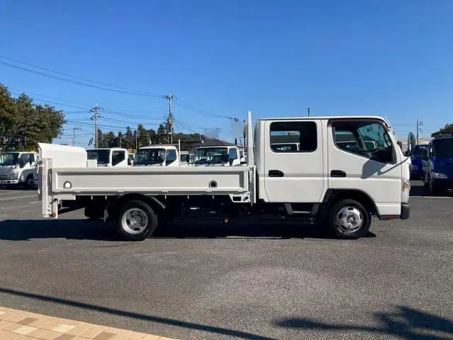 三菱 キャンター 小型 平ボディ Wキャブ パワーゲートの中古トラック画像2