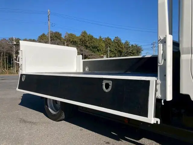 三菱 キャンター 小型 平ボディ Wキャブ パワーゲートの中古トラック画像5