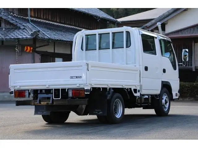 いすゞ エルフ 小型 平ボディ Wキャブ の中古トラック画像2