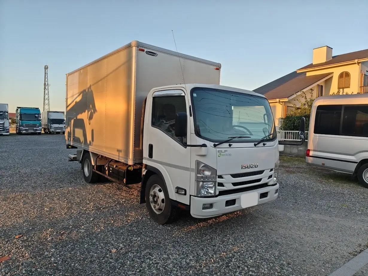いすゞ エルフ 小型 アルミバン パワーゲート サイドドアの中古トラック画像3