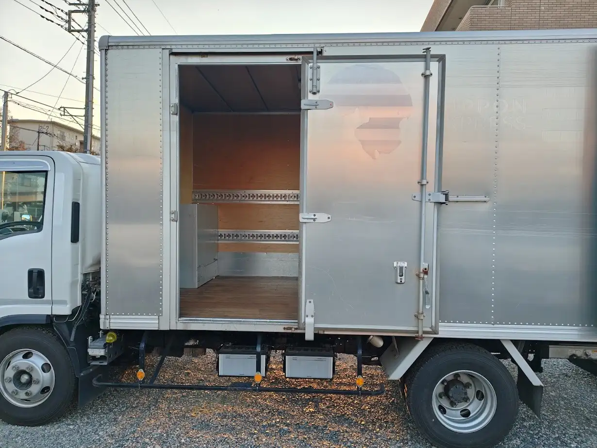 いすゞ エルフ 小型 アルミバン パワーゲート サイドドアの中古トラック画像7