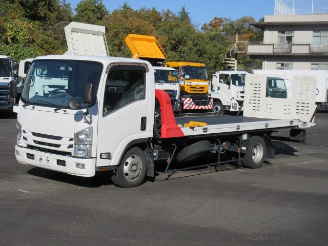 いすゞ エルフ 小型 車両重機運搬 セーフティーローダー