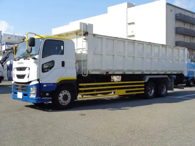 いすゞ ギガ 大型 ダンプ 土砂禁 ステンレス張り の中古トラック【車両No.201580】