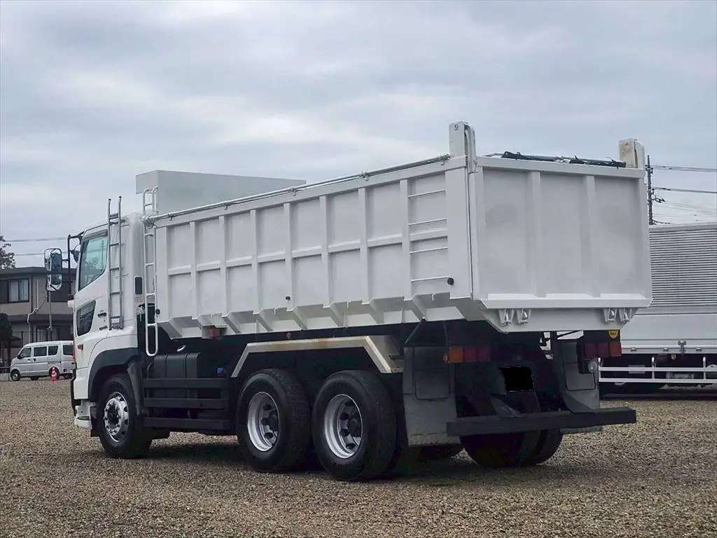 日野 プロフィア 大型 ダンプ 土砂禁 ステンレス張りの中古トラック画像4