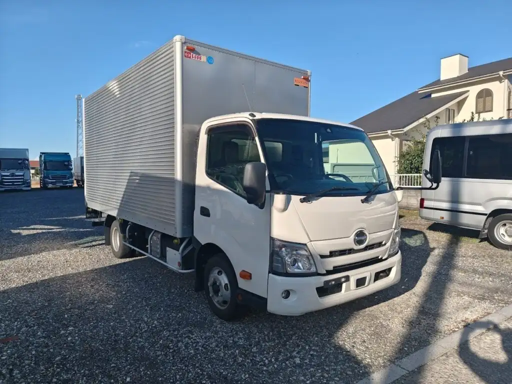 日野 デュトロ 小型 アルミバン パワーゲート サイドドアの中古トラック画像3
