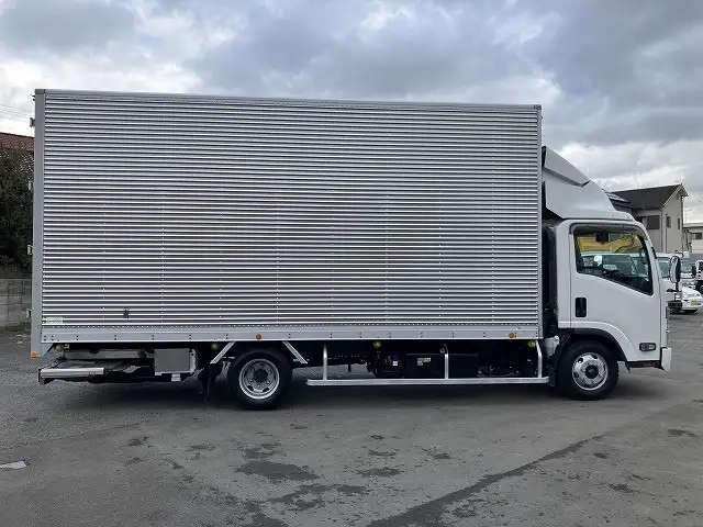 いすゞ エルフ 小型 アルミバン パワーゲート サイドドアの中古トラック画像3