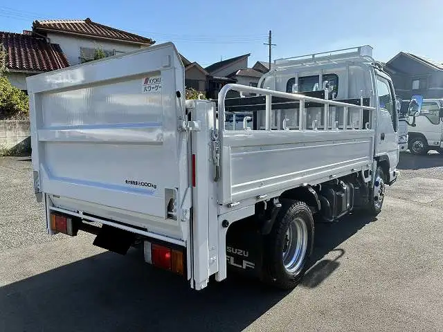 いすゞ エルフ 小型 平ボディ パワーゲート 床鉄板の中古トラック画像3