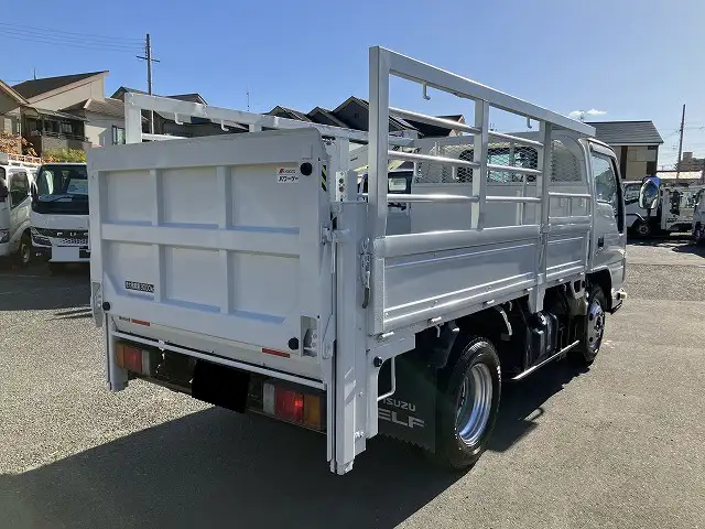いすゞ エルフ 小型 平ボディ パワーゲート 床鉄板の中古トラック画像3