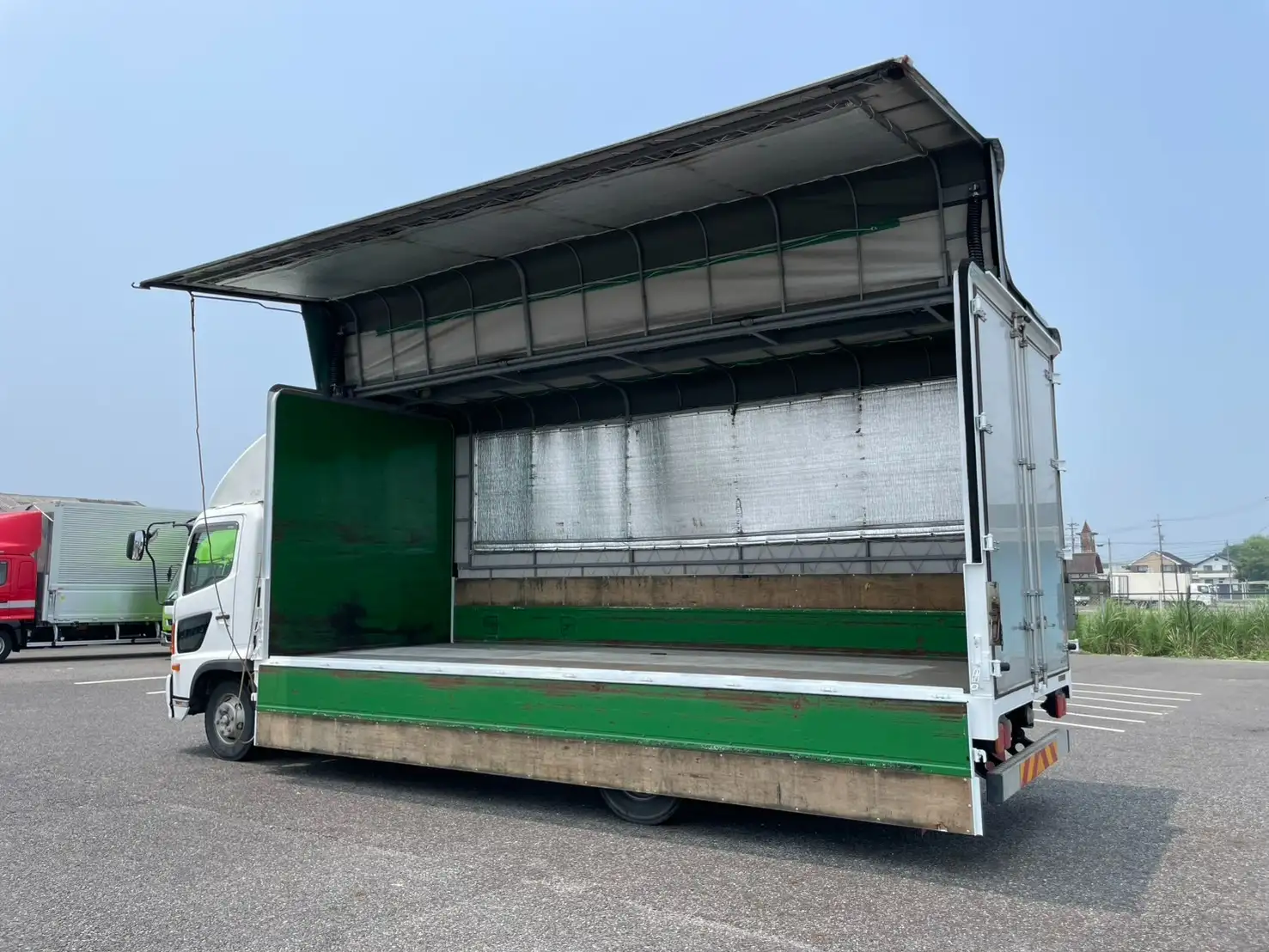 日野 レンジャー 中型/増トン ウイング 幌ウイング TKG-FC9JKAAの中古トラック画像7