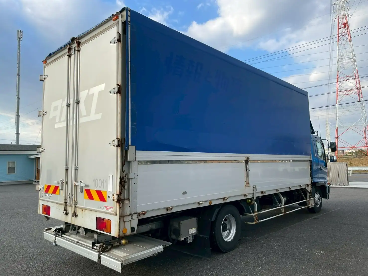 日野 レンジャー 中型/増トン ウイング 幌ウイング パワーゲートの中古トラック画像3