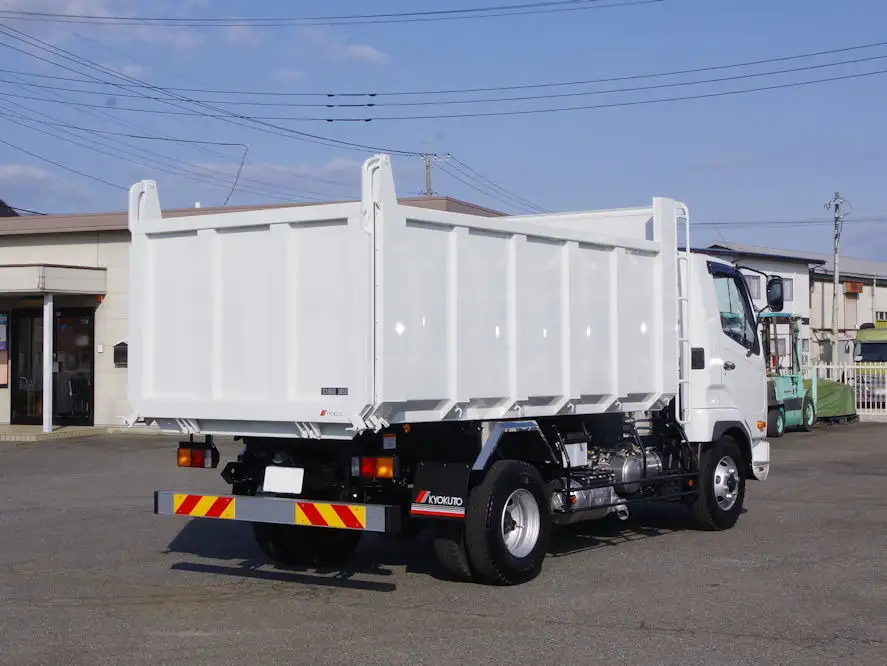 三菱 ファイター 中型/増トン ダンプ 土砂禁 ステンレス張りの中古トラック画像3